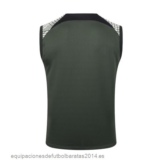 Nuevo Entrenamiento Sin Mangas Barcelona 23/24 Verde Baratas